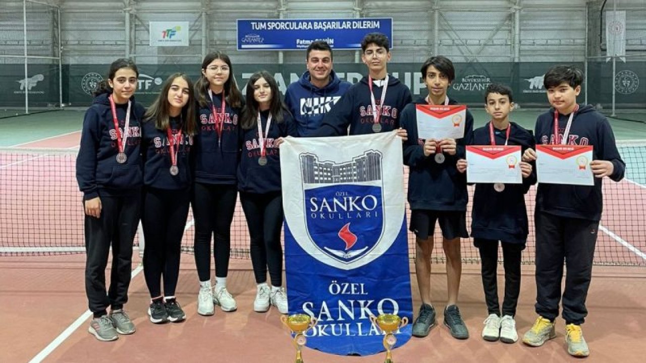 SANKO Okulları’nın tenis başarısı