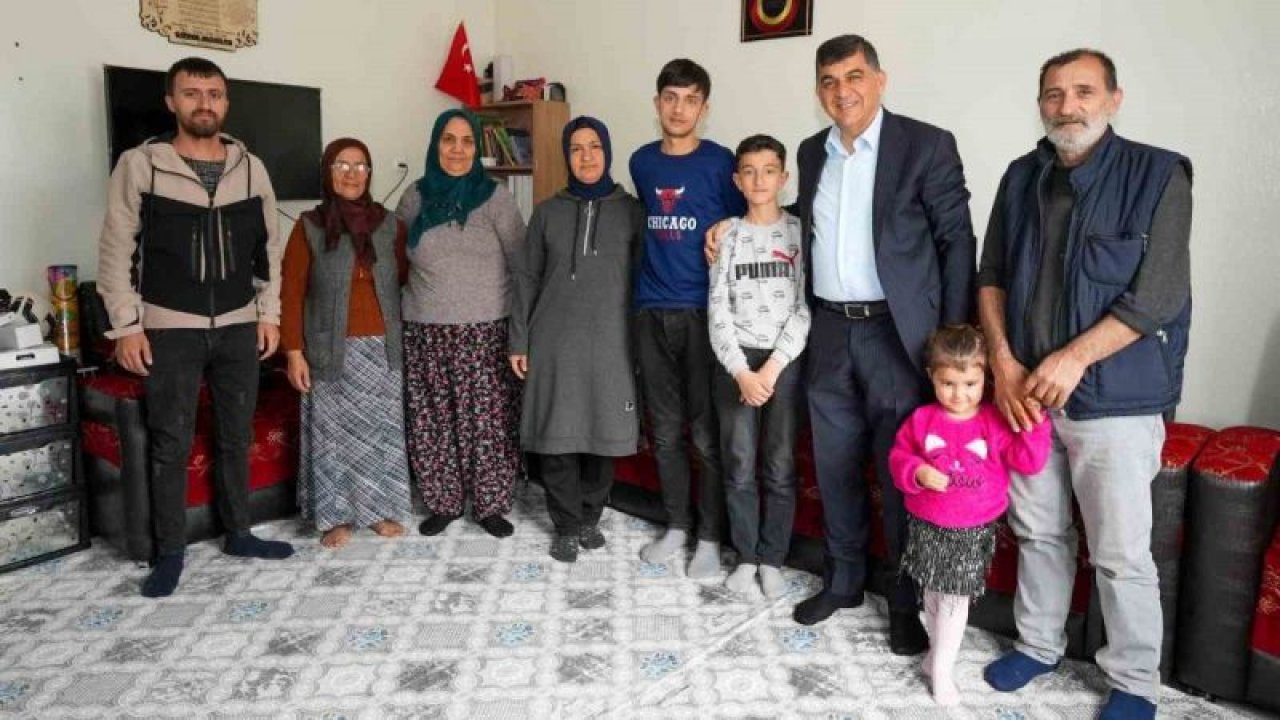 Şehitkamil Belediye Başkanı Rıdvan Fadıloğlu, iftar saati öncesinde ailelerin konuğu oldu