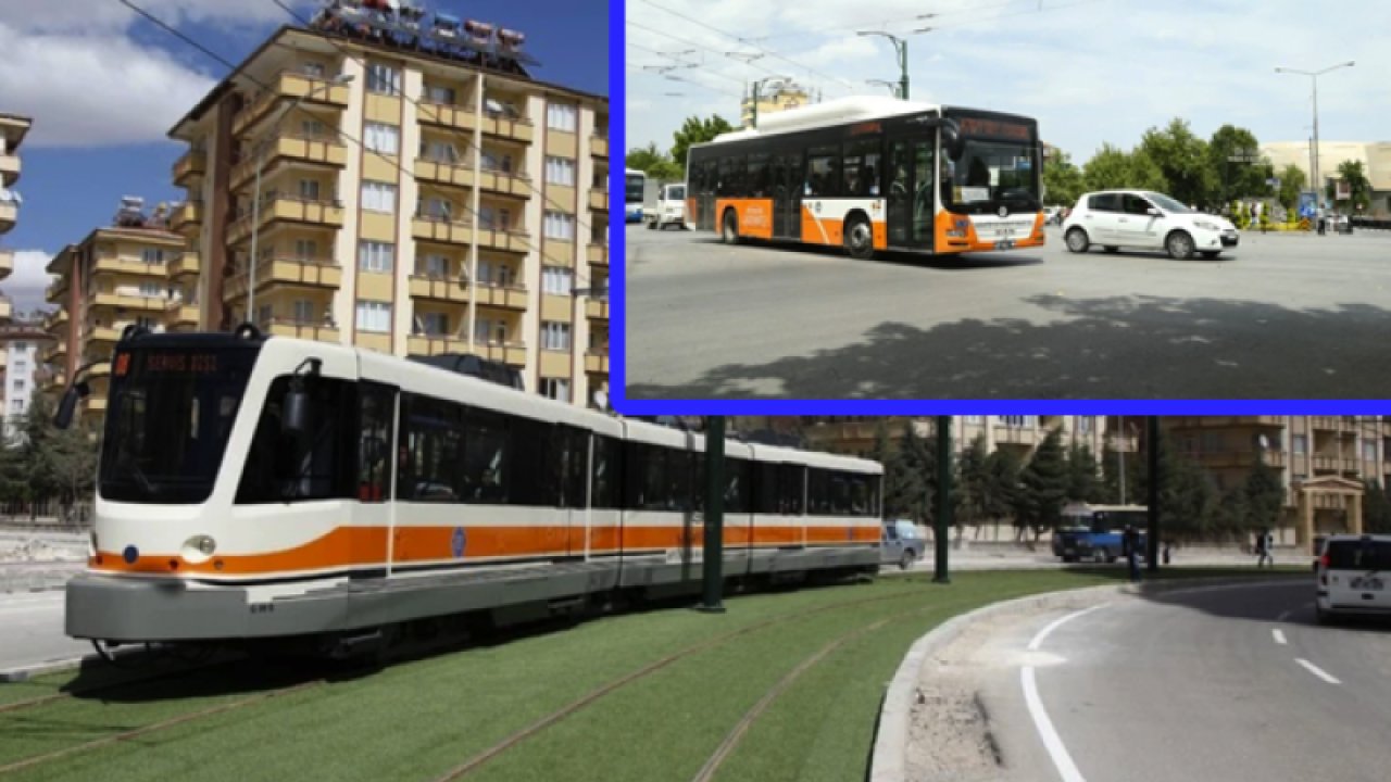 Gaziantep'te otobüs ve tramvaylar, Bayramda ÜCRETSİZ!..