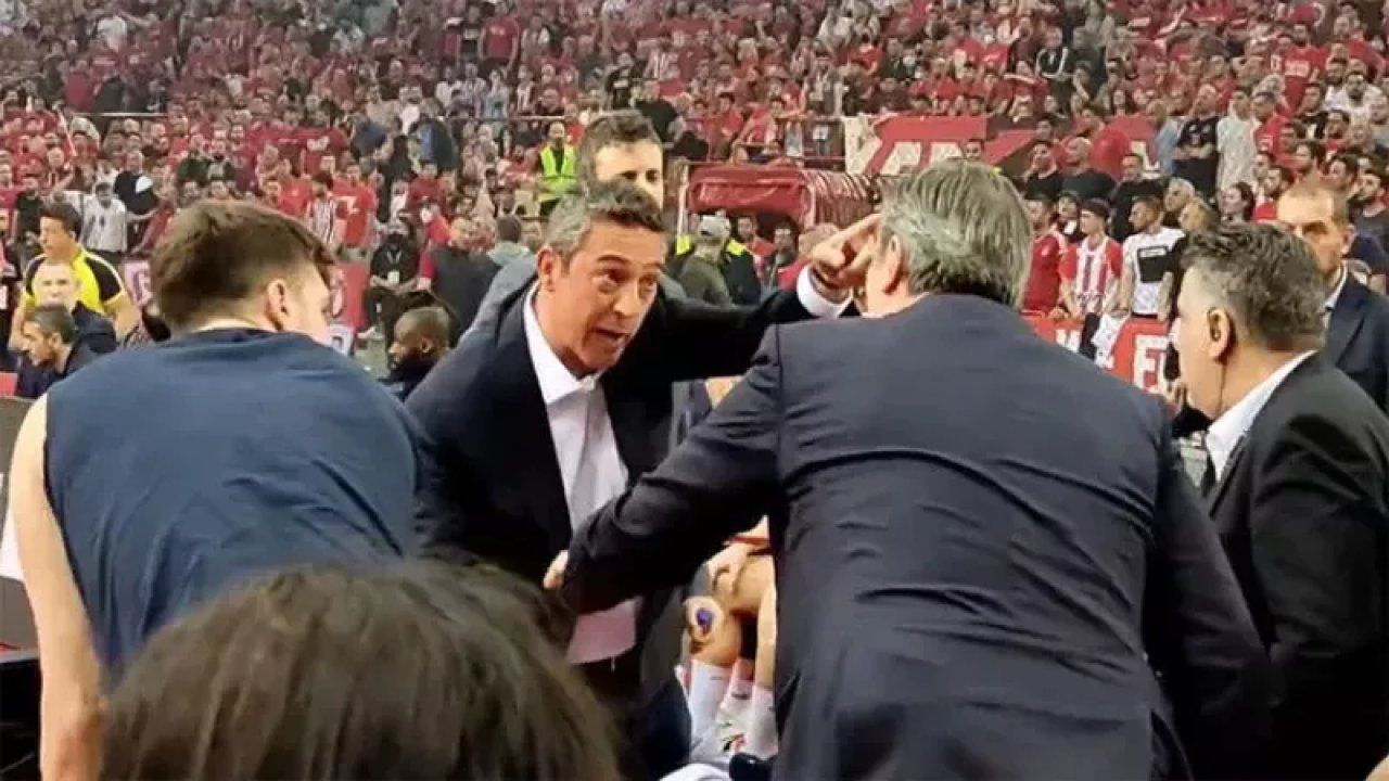 Başkan Ali Koç'u Kimse Sakinleştiremedi! Olympiacos Maçında Çıkan Olaylar Geceye Damga Vurdu...
