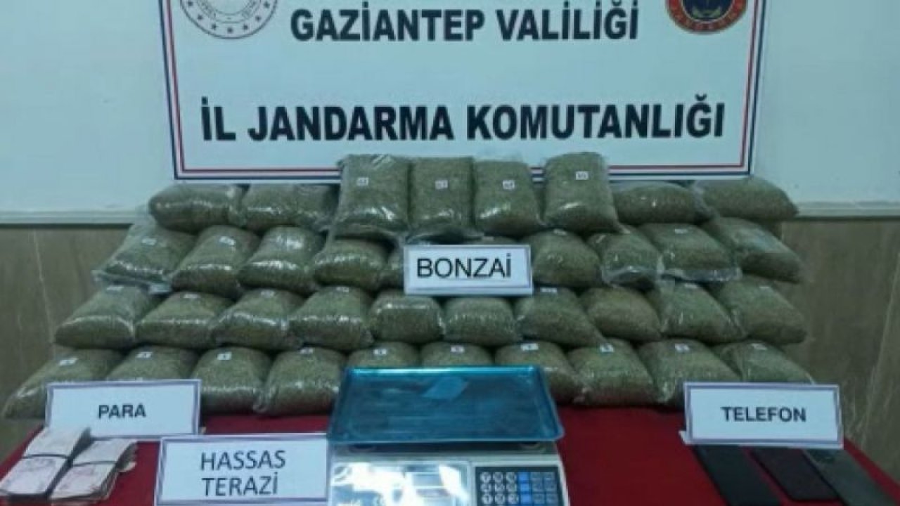 Gaziantep'te Jandarmadan dev uyuşturucu ve kaçakçılık operasyonu: 11 tutuklama