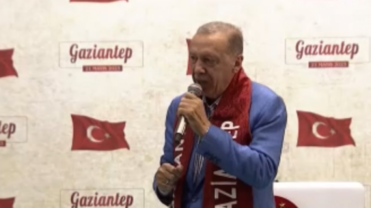 GAZİANTEP'TE KONUŞAN Cumhurbaşkanı Erdoğan: " Gaziantep Şehir hastanemizin inşaatı büyük ölçüde bitti.