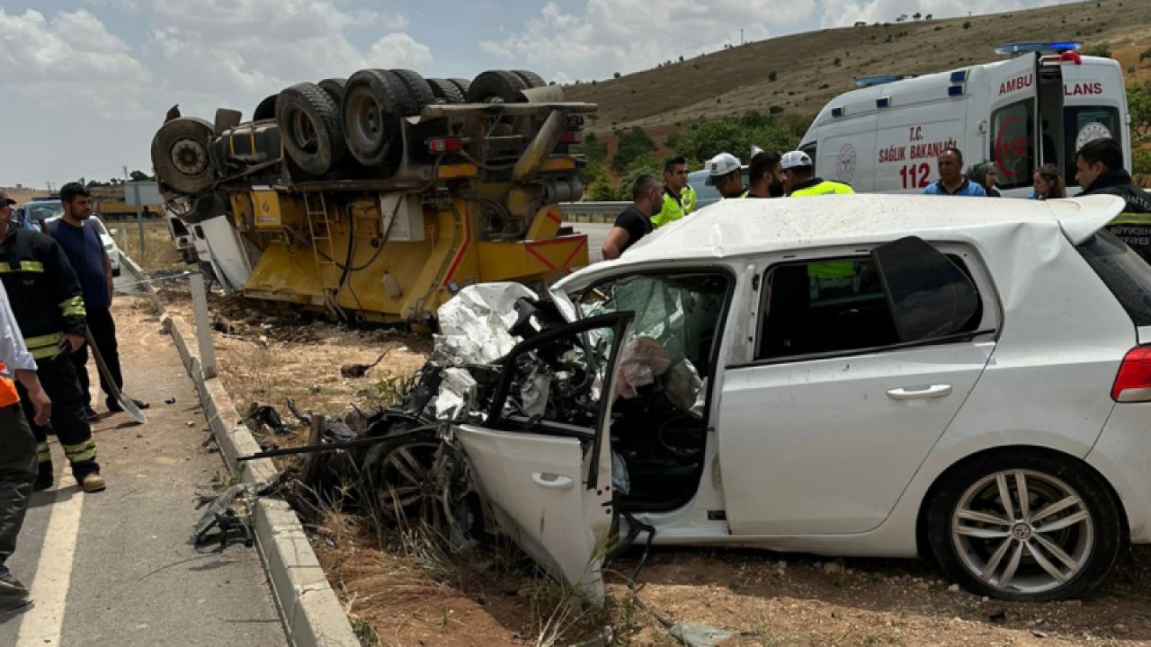 Gaziantep kaza! Gaziantep’te yaşanan feci trafik kazasında 1 kişi hayatını kaybetti