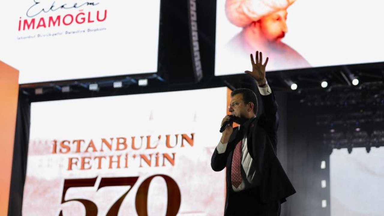 Ekrem İmamoğlu, İstanbul’un Fethinin 570. yıldönümü için düzenlenen törende açıklama yaptı! İmamoğlu değişim mesajı verdi!