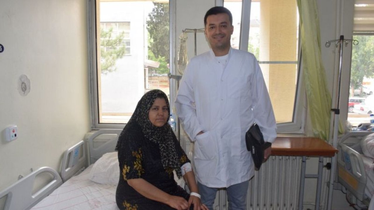 Gaziantep'te bayılma sonucu beyninde tümör tespit edilen kadın ameliyatla sağlığına kavuştu
