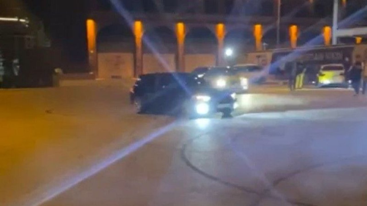 Gaziantep’te drift atan sürücüye 20 bin 342 lira para cezası kesildi