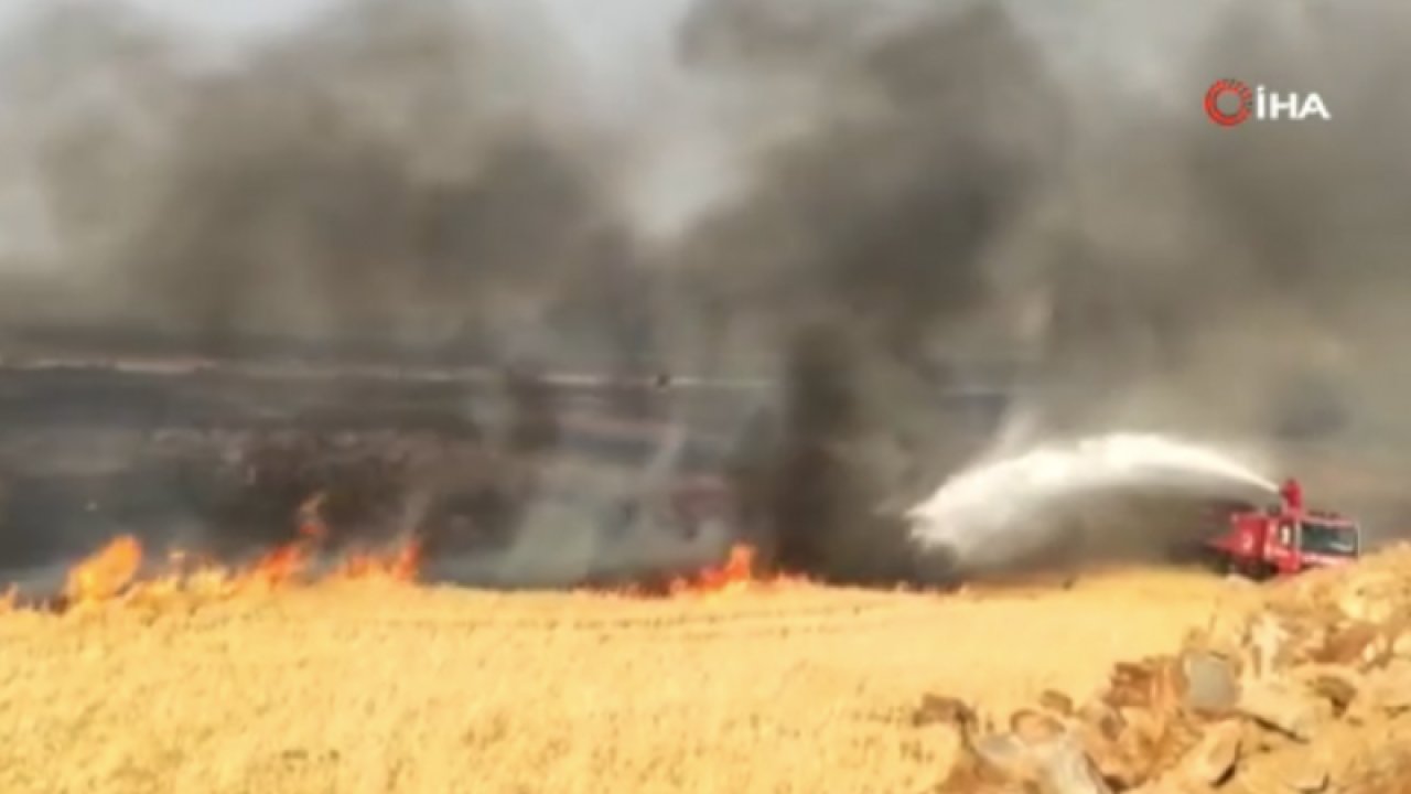 Gaziantep'te tarım arazisinde çıkan yangın kontrol altına alındı