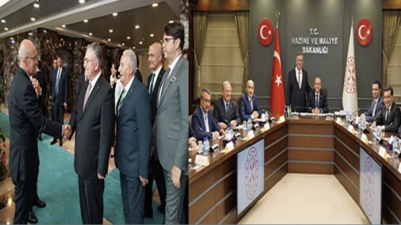 TİM Halı Sektörü Başkanı Selahattin Kaplan, Hazine ve Maliye Bakanı Mehmet Şimşek'i ziyaret etti