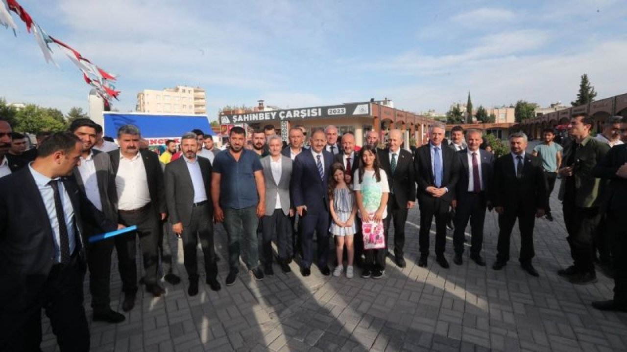 Çevre, Şehircilik ve İklim Değişikliği Bakanı Mehmet Özhaseki'den Şahinbey Belediyesi'nin yaptığı çarşıya tam not