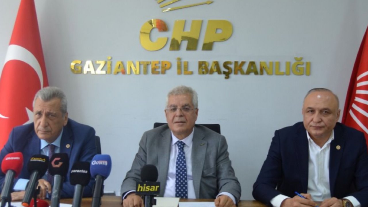 Gaziantep CHP İl Başkanı Uçar, Gaziantep Milletvekilleri Hasan Öztürkmen ve Meriç'ten KILIÇDAROĞLU'na Tam Destek
