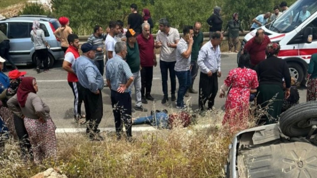 Gaziantep'te Takla atan otomobildeki 4 kişi yaralandı