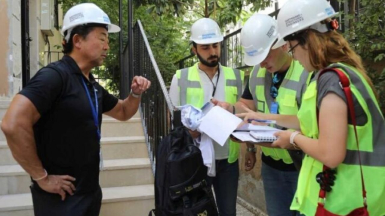 Gaziantep'te depremlerde hasar alan evler Türk ve Japon mühendislerce denetleniyor