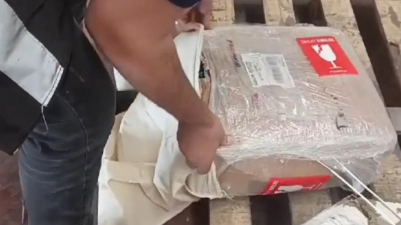 Gaziantep'te Kargo paketinden 80 litre sahte alkol çıktı... Video Haber