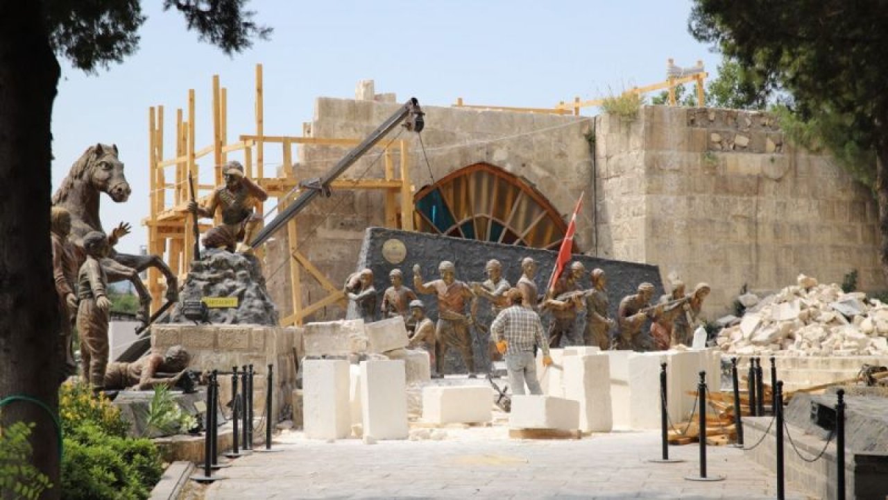 Depremde hasar alan tarihi Gaziantep Kalesinin restorasyonuna başlandı