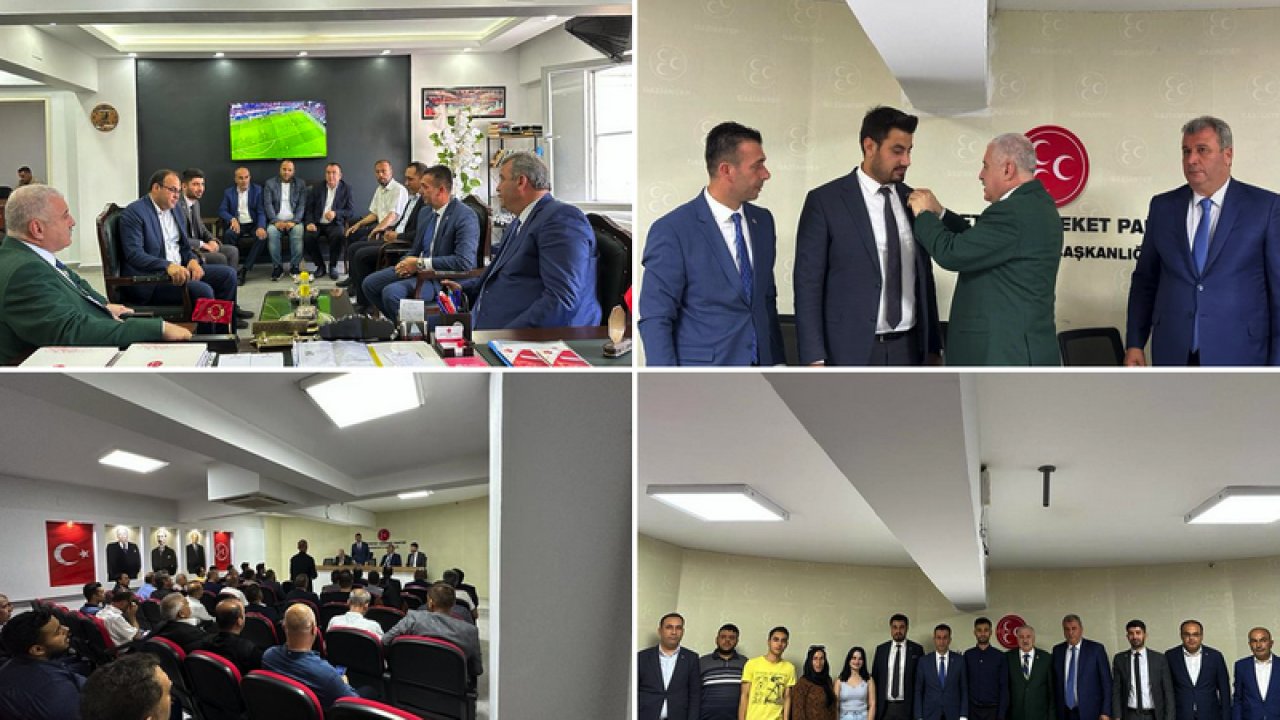 İYİ Parti’den MHP’ye katılım... Rozetlerini MHP Gaziantep Milletvekili Sermet Atay taktı