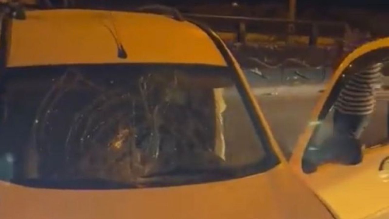 Son dakika! Gaziantep’te feci trafik kazası! Sürücü çaresiz kaldı! Kadın Arabanın Önüne Atladı!