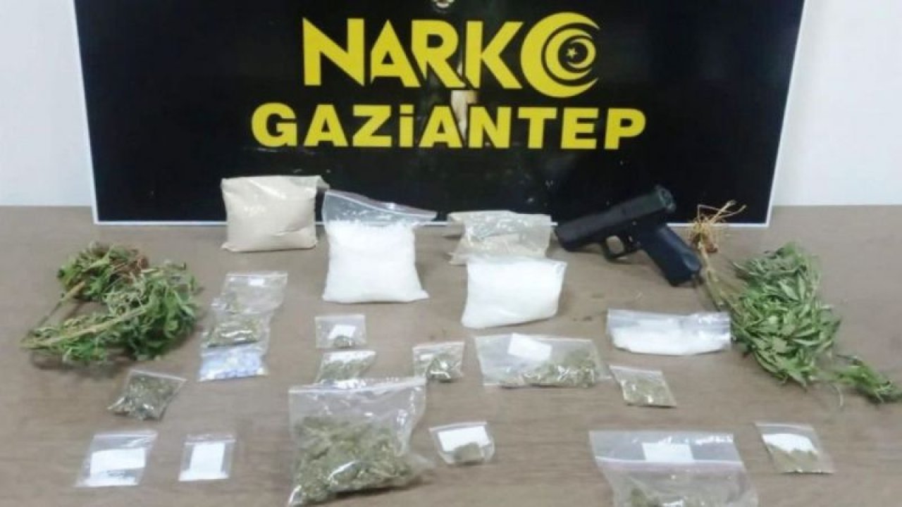 Gaziantep'te uyuşturucu operasyonunda 10 şüpheli yakalandı