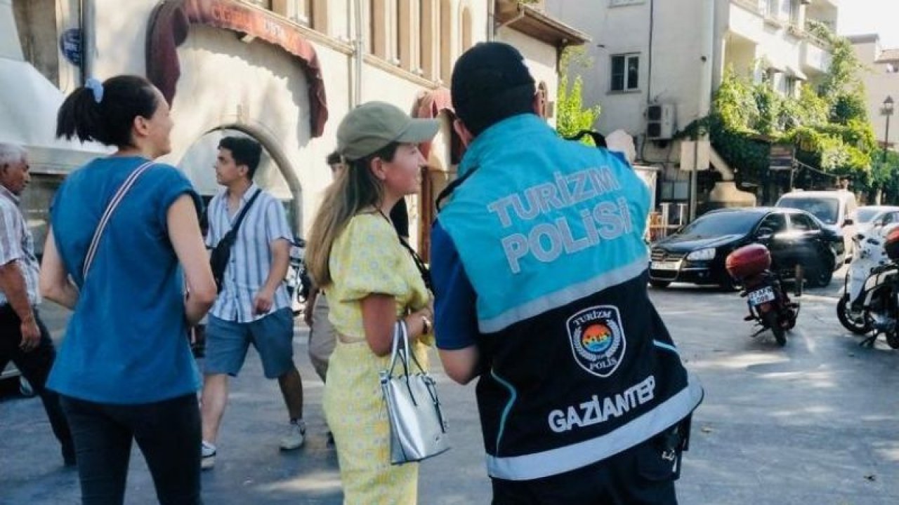 Gaziantep'te Turizm polisleri görev başında