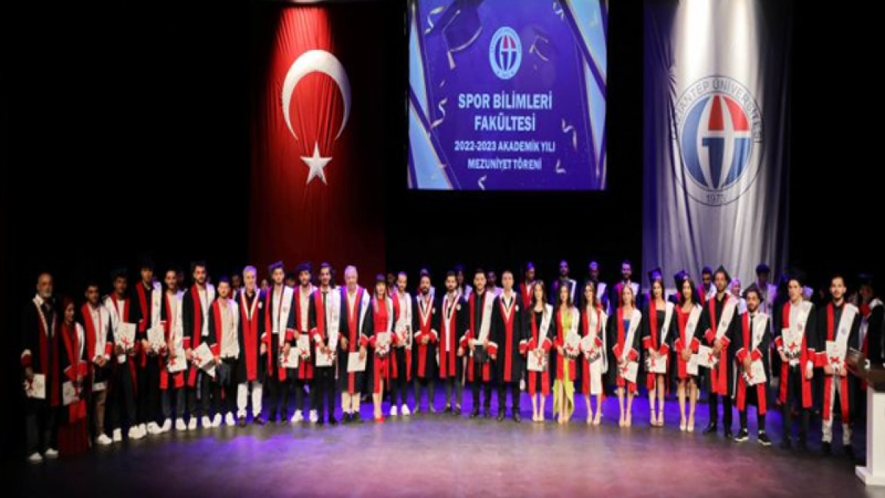 Gaziantep Üniversitesi Spor Bilimleri Fakültesi mezunlarını uğurladı