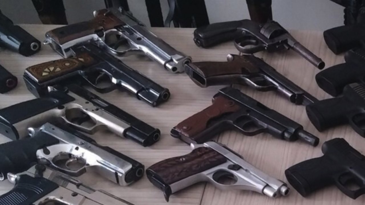 Gaziantep’te 2 milyon kaçak, 27 binde ruhsatlı silah var