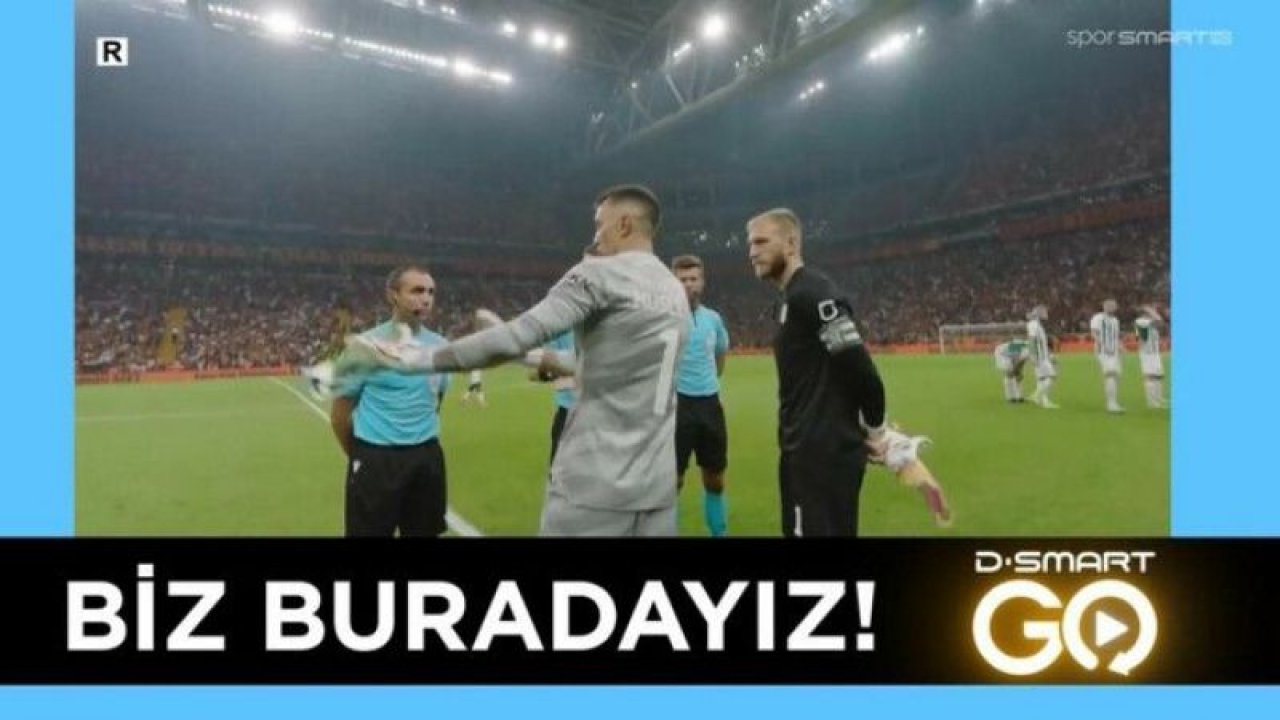 Galatasaray-Zalgiris maçında D Smart Disney Plus'a gönderme yaptı! 'Geldikleri gibi giderler'
