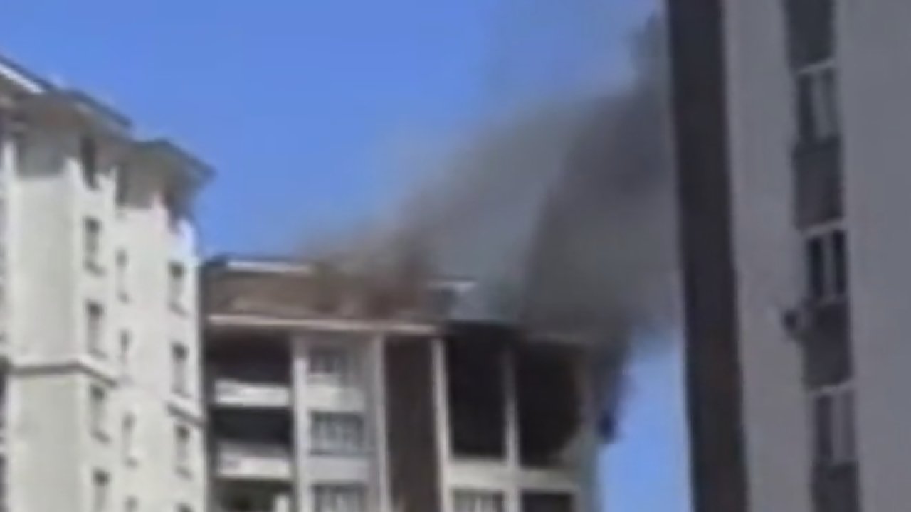 Gaziantep Akkent mahallesinde Apartmanda yangın çıktı...