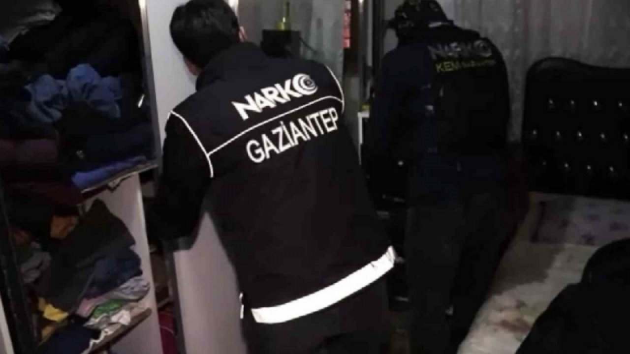 Gaziantep’te düzenlenen uyuşturucu operasyonunda 27 kişi tutuklandı