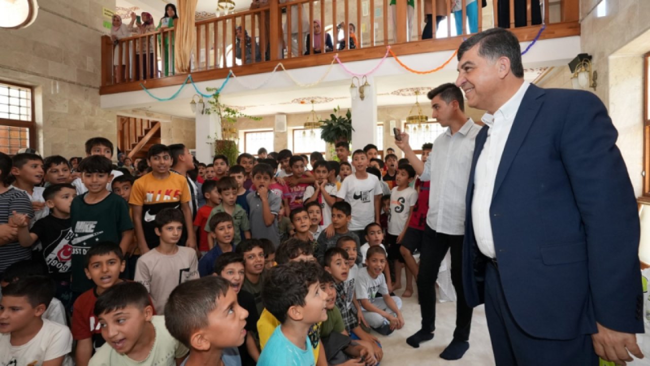 Başkan Fadıloğlu, Kur’an Kursu öğrencilerini ziyaret etti