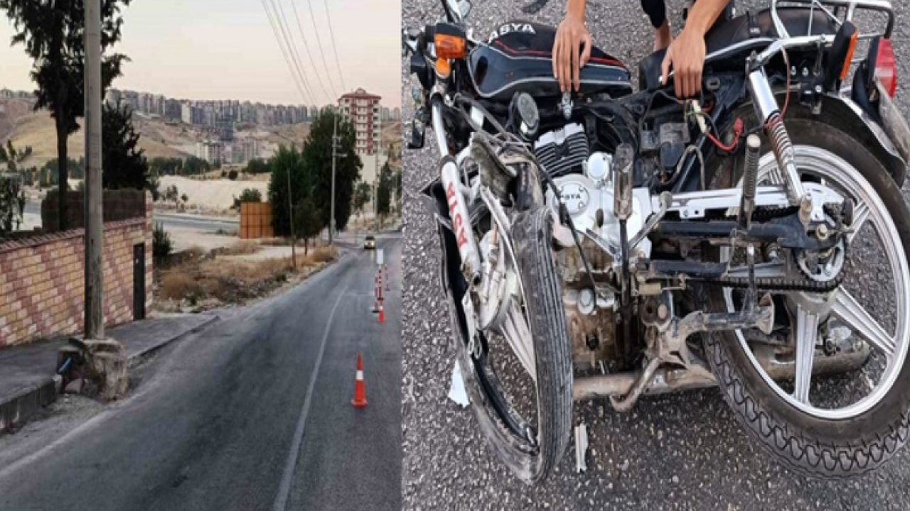 Gaziantep’te feci motosiklet kazası: 1 ölü, 1 ağır yaralı