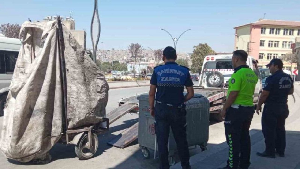 Gaziantep'te kontrolsüz atık toplayıcılarına karşı ortak denetim