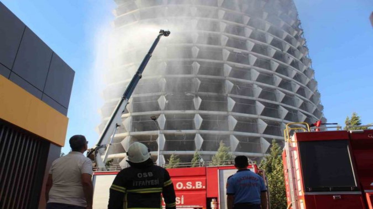 Gaziantep’te Eski Dedeman Otel'in Son Hali! Otel yangını 5 saatte kontrol altına alındı