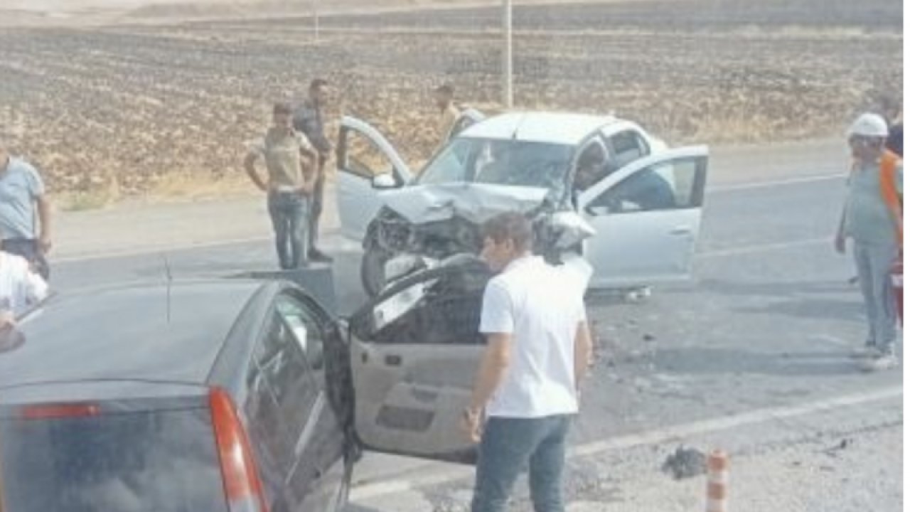 Gaziantep'te iki aracın çarpışması sonucu 5 kişi yaralandı