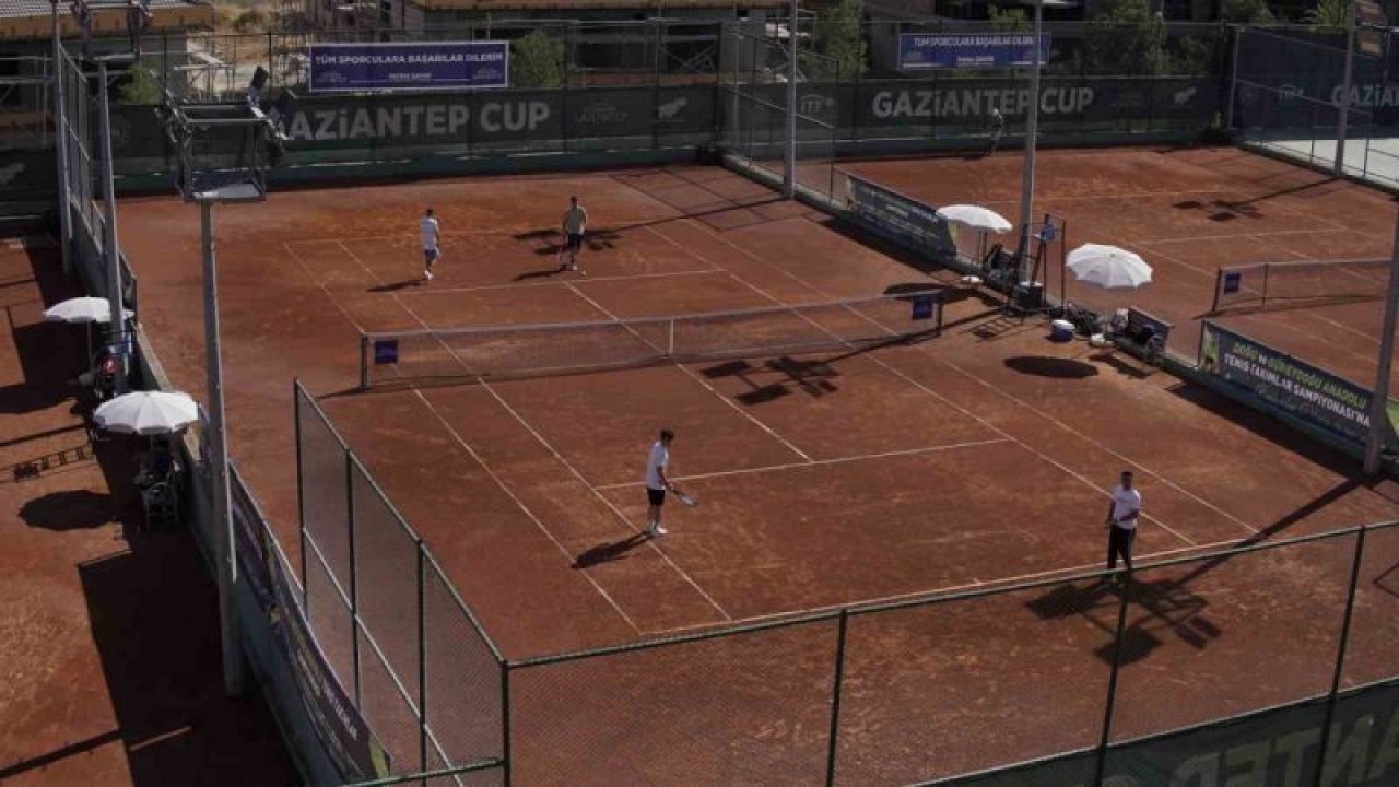 Doğu ve Güneydoğu Anadolu Tenis Takım Şampiyonası Gaziantep’te başladı
