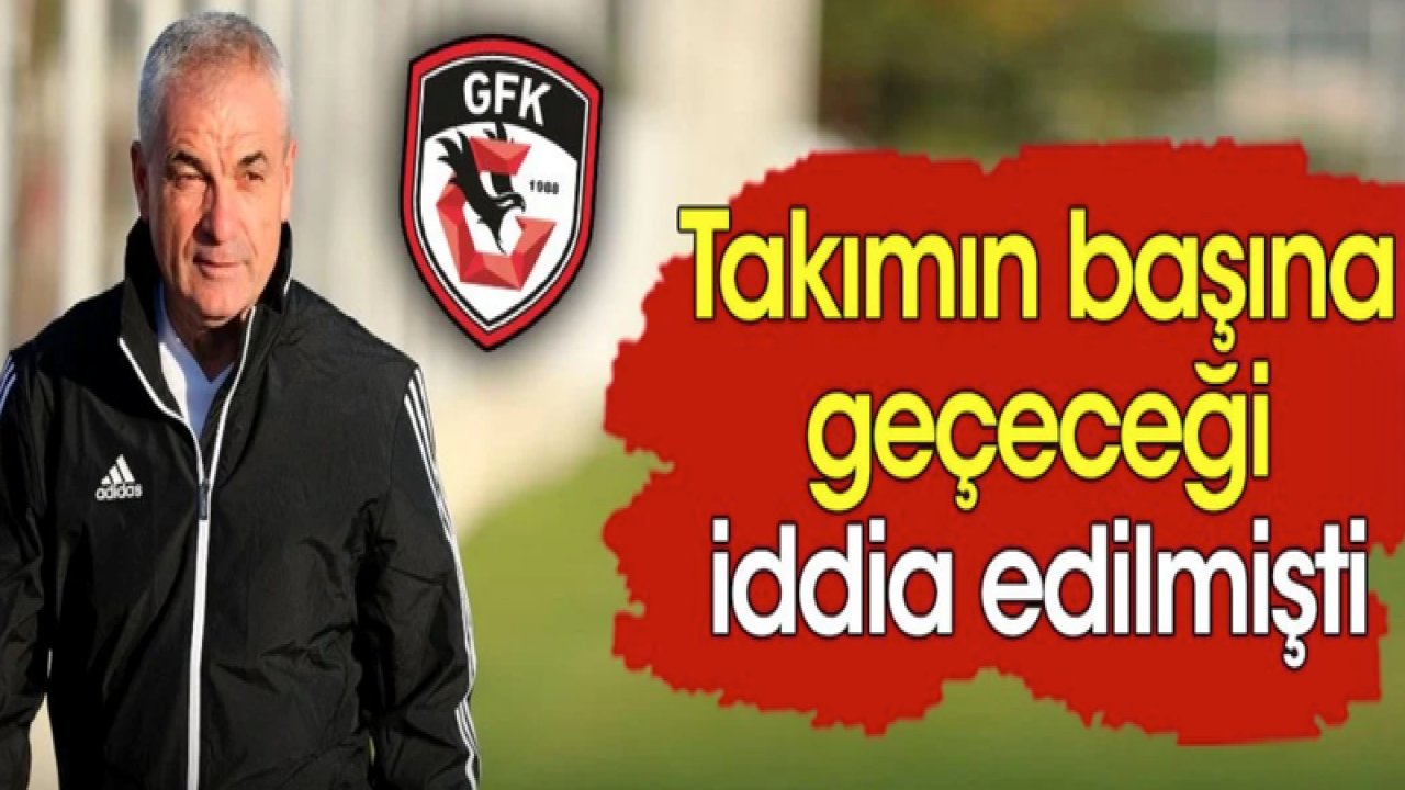 Gaziantep FK, Rıza Çalımbay'ın göreve getirileceği iddialarını yalanladı... ERDAL GÜNEŞ'le DEVAM EDECEĞİZ