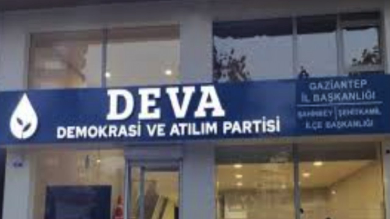 Gaziantep Deva Partisi'nde şok istifa! İşte sebebi...