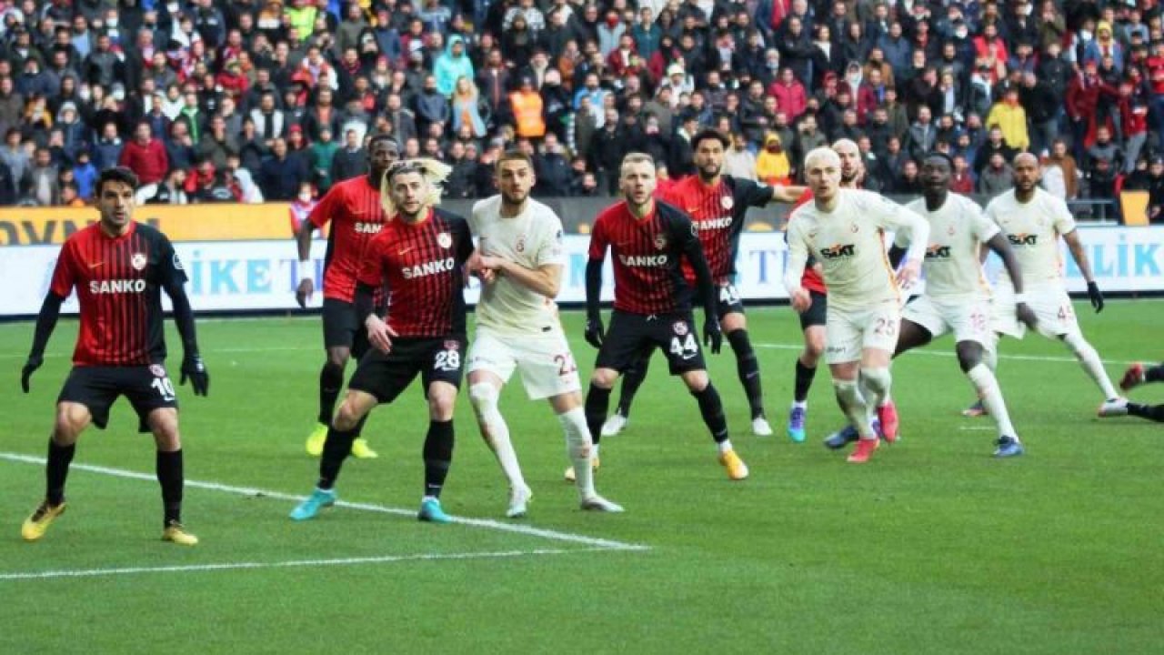 Gaziantep FK ile Galatasaray ligde 9. kez karşı karşıya gelecek