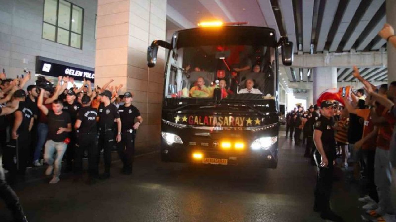 Galatasaray Gaziantep’te. Taraftarlardan yoğun ilgi