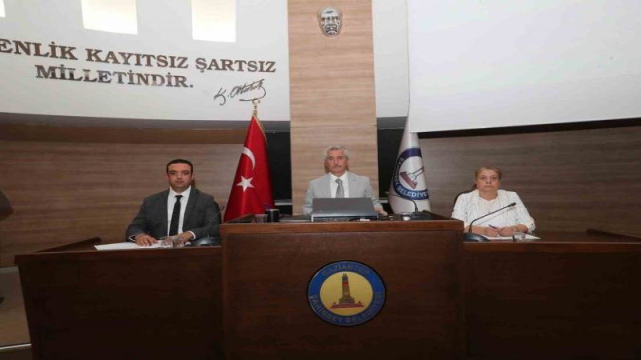 Şahinbey Belediyesi toplandı Eylül kararları alındı...