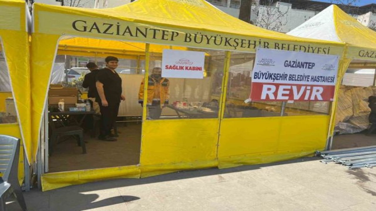 Gaziantep Büyükşehir, deprem sonrası binlerce DEPREMZEDE vatandaşa temas etti