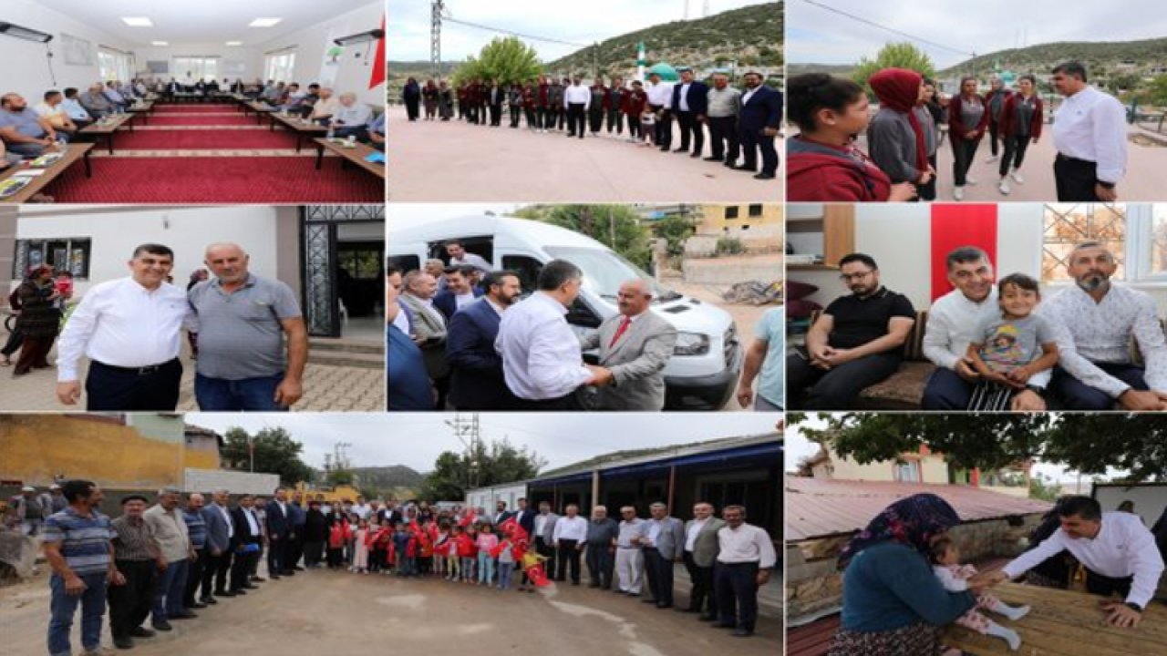 Milletvekili Bozgeyik ile Başkan Fadıloğlu, kırsal mahalleleri ziyaret etti