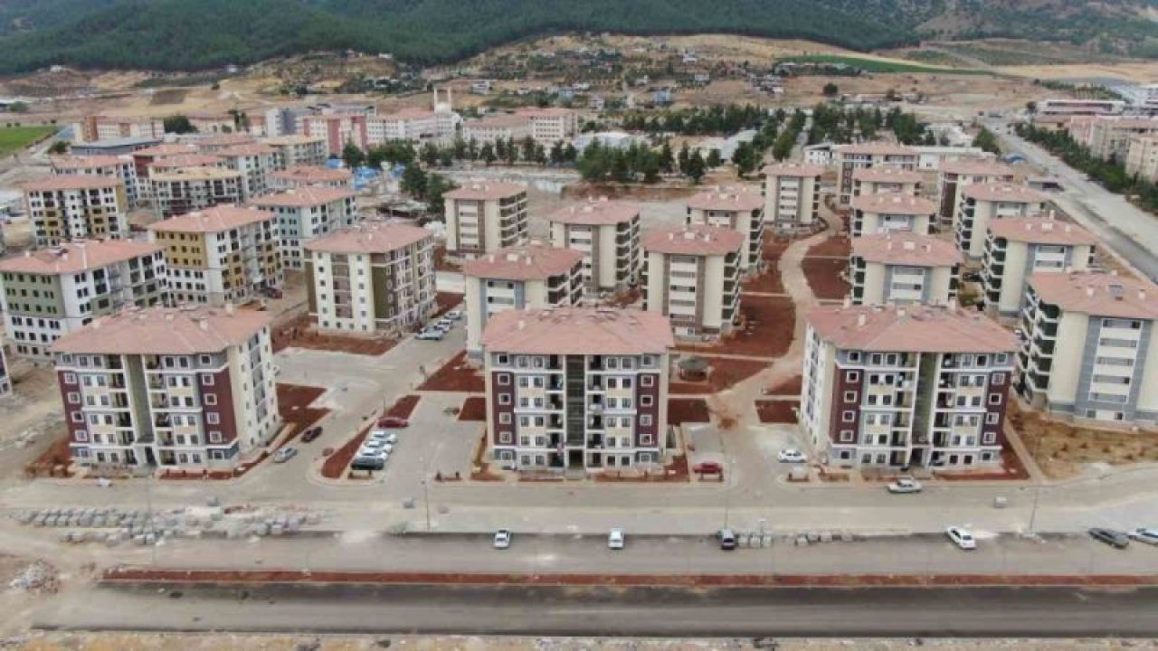 Gaziantep'in İslahiye ilçesi'nde deprem konutları yüzde 90 tamamlandı