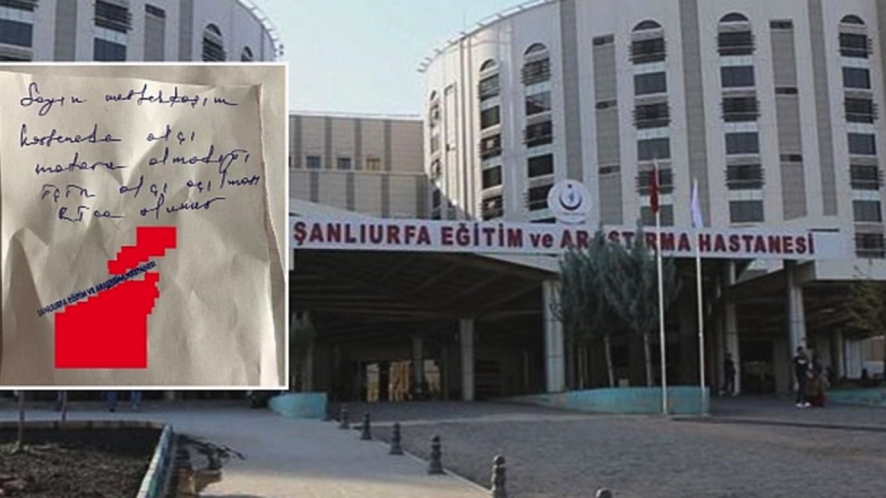 Şanlıurfa'daki bir hastanede alçı kesme motoru olmadığı iddiasına ilişkin açıklama