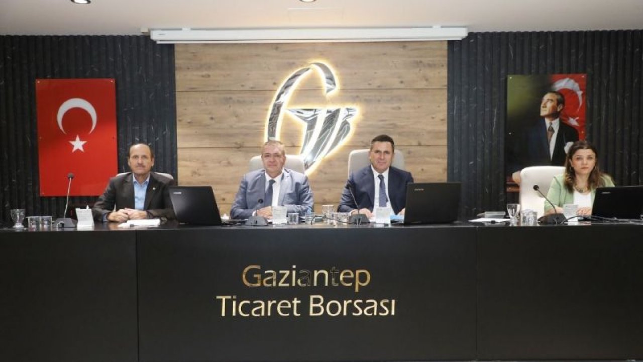 Gaziantep Ticaret Borsası eylül ayı meclis toplantısı yapıldı
