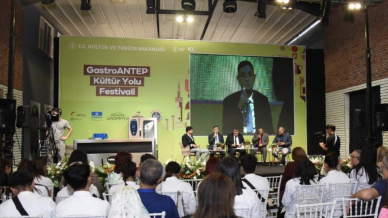 Gaziantep Sanayi Odası Başkanı Ünverdi, 5. GastroAntep Kültür Yolu Festivali’nde panele katıldı
