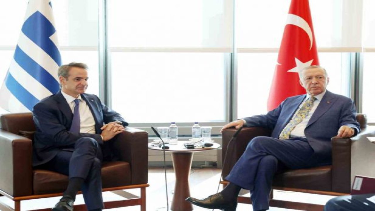 Cumhurbaşkanı Erdoğan, Yunanistan Başbakanı Miçotakis’i kabul etti